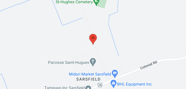 map of 3400 SARSFIELD ROAD